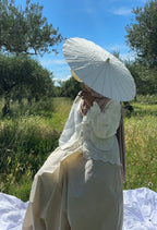 Blouse à lacets