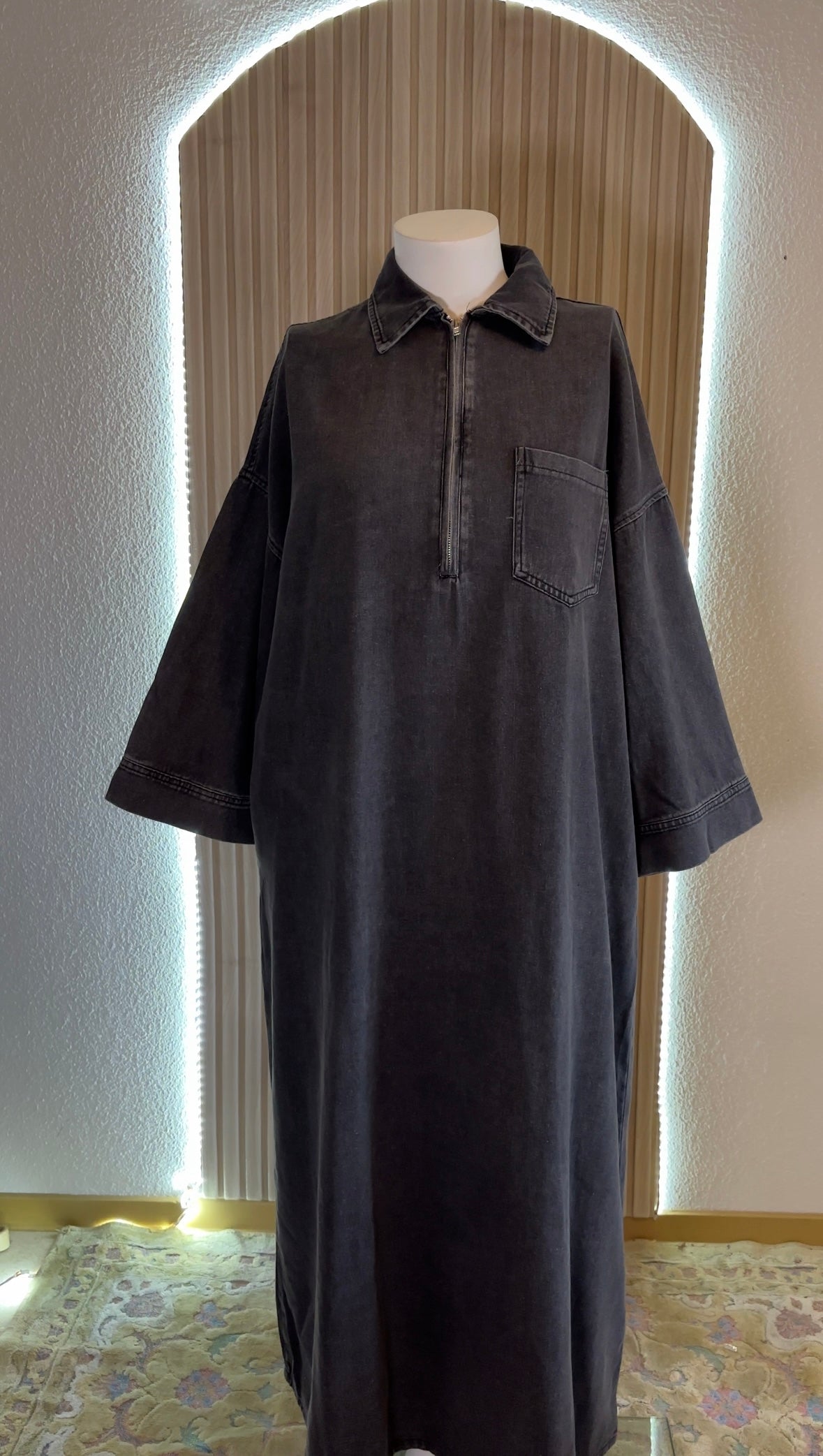 Robe Longue Jean Noir