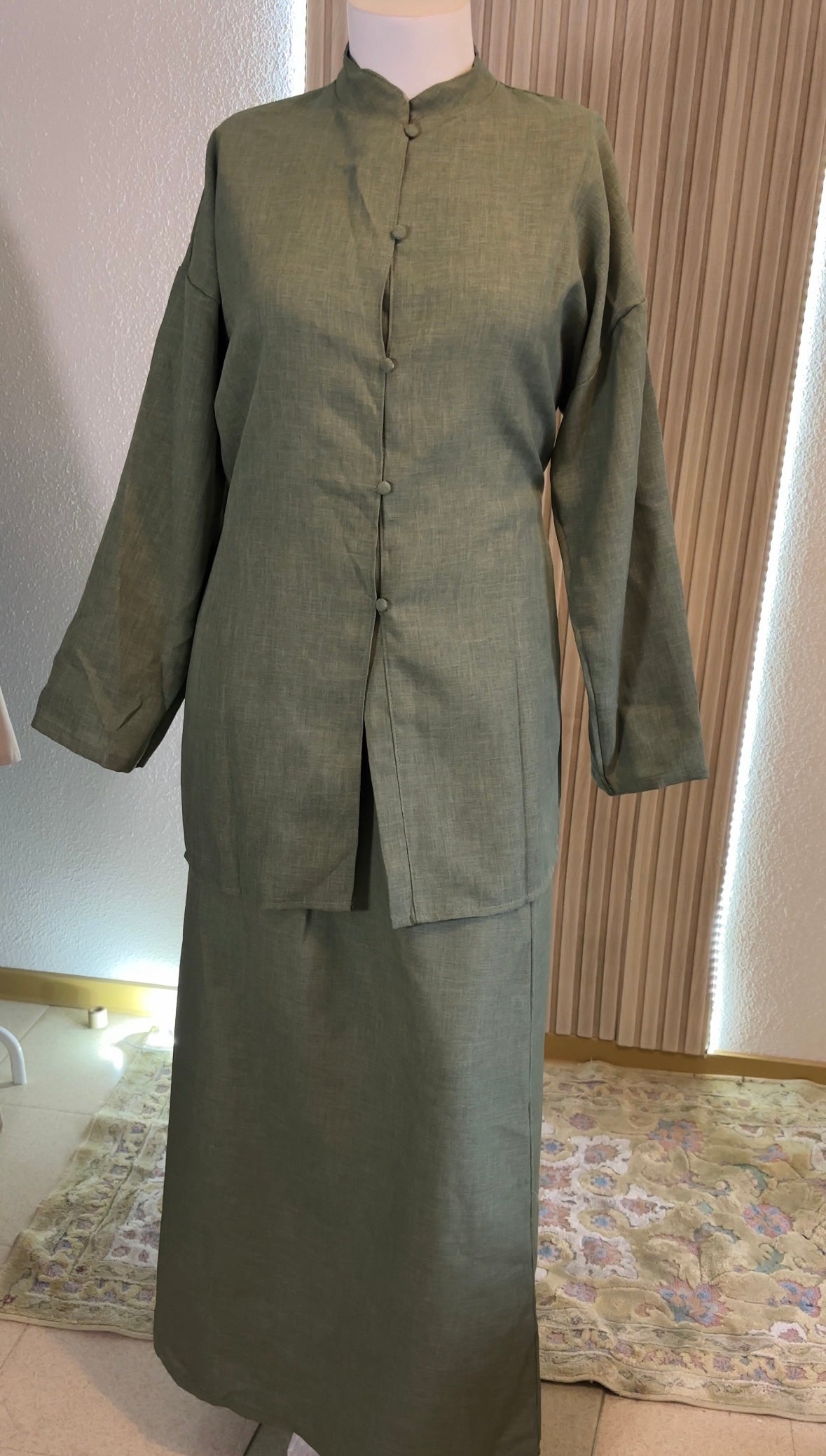 Ensemble Jupe Boutons Lacets