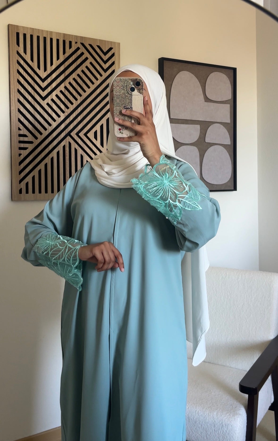 Abaya Firdaws Turquoise