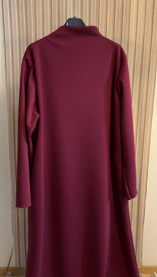 Abaya Col Montant d’Hiver