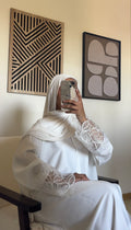 Abaya Firdaws Blanche