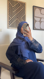 Abaya Firdaws Bleu nuit
