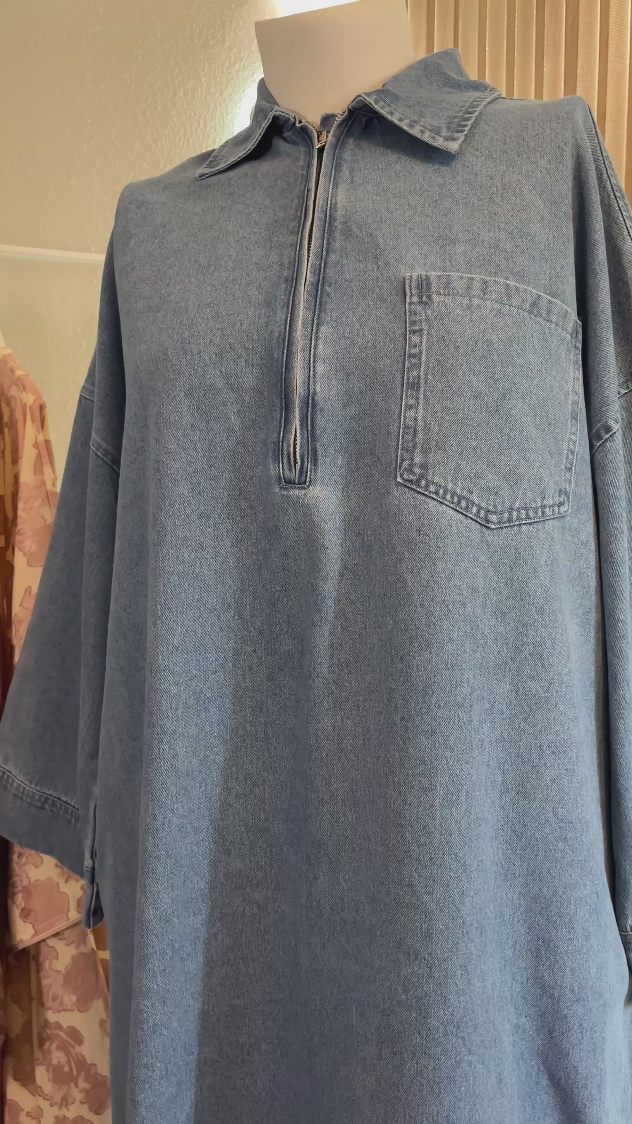 Robe Longue Jean Bleu