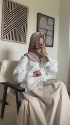 Blouse à lacets