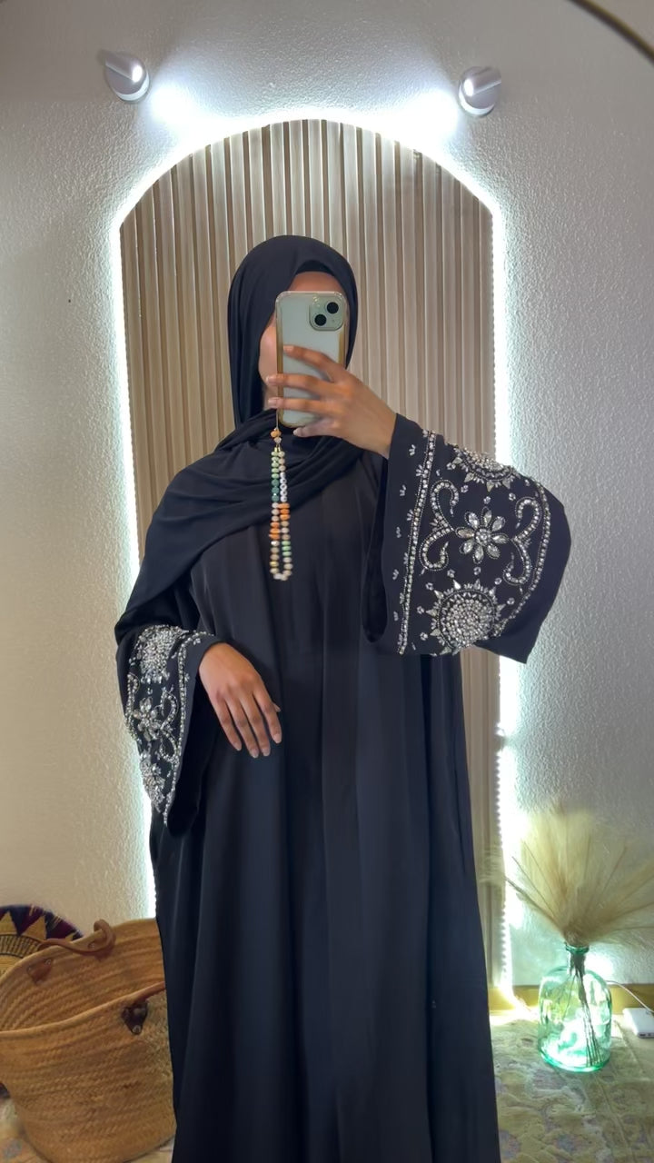 Abaya Manches Strassées
